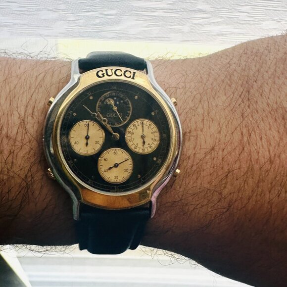 Gucci Chronograph Watch - Black Moon Phase - Picture 6 of 6